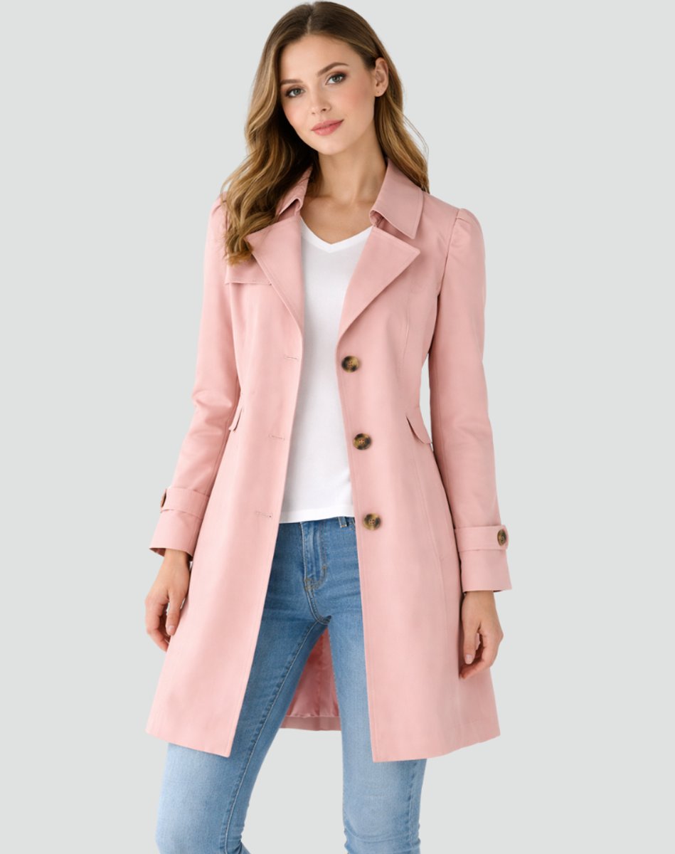 Camille | Classic Fitted Trench Coat with Timeless Elegance