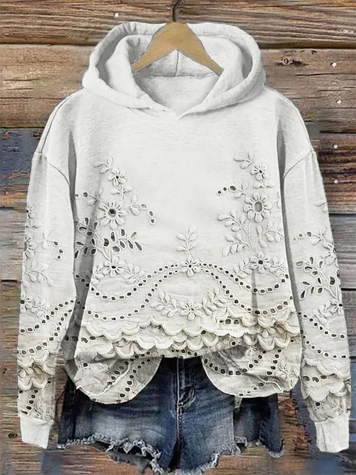 Regine | Floral Hoodie for Women – Cozy & Stylish