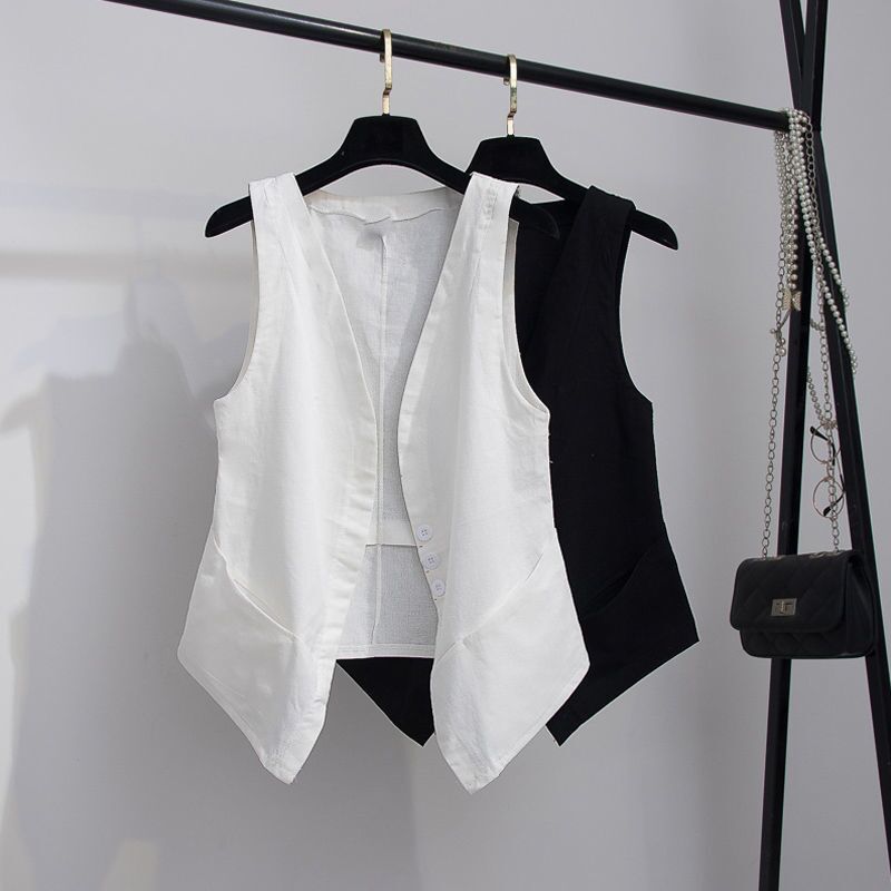 Ursula | Elegant and Lightweight Linen Vest for Women