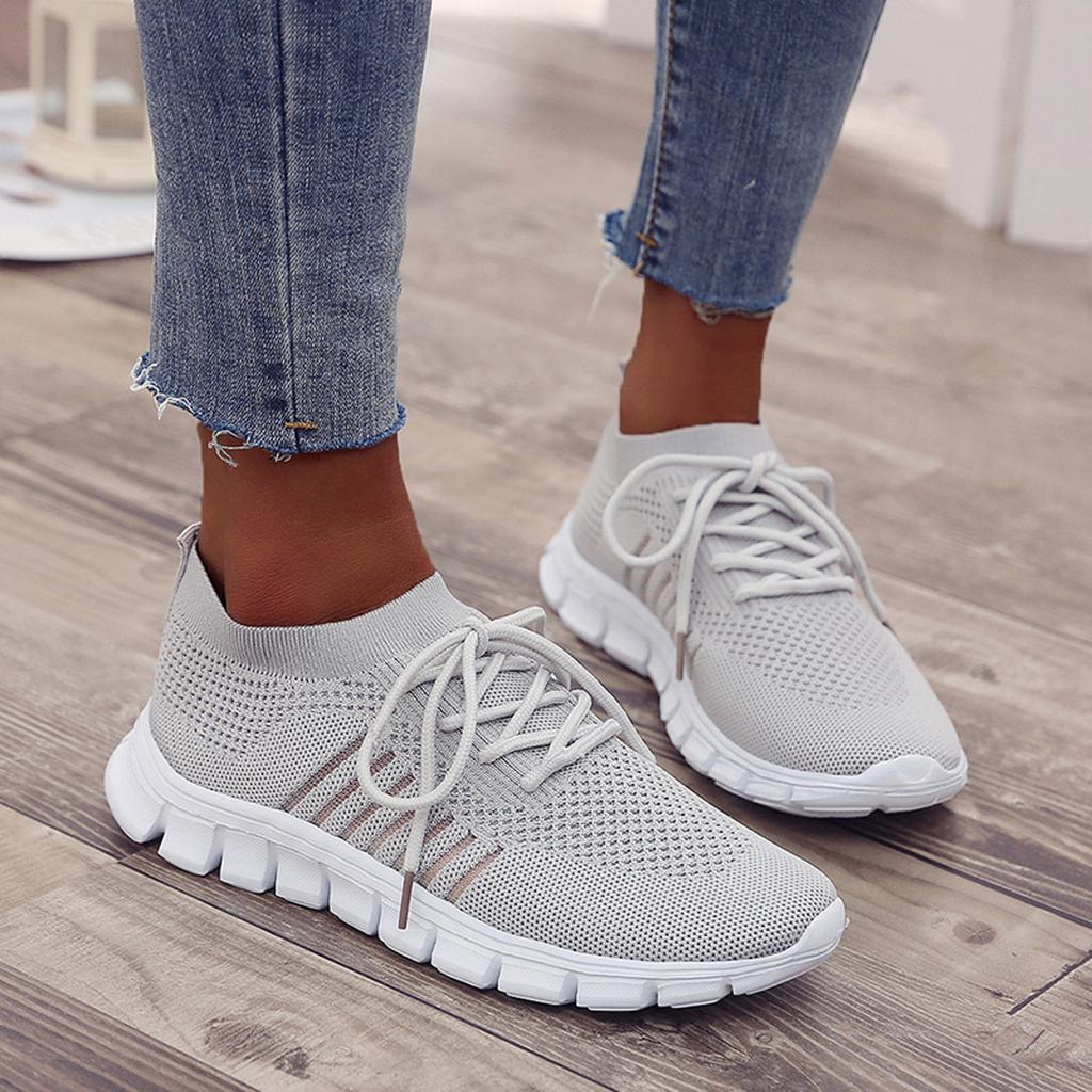 Amelia | Orthopedic and Sporty Flyknit Sneakers
