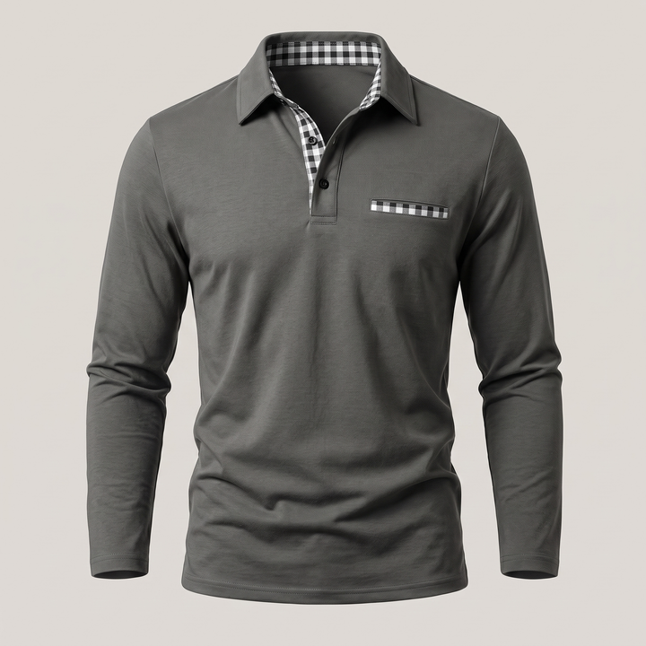 Calverton | Long-Sleeve Polo – Vielseitiger Stil für Männer