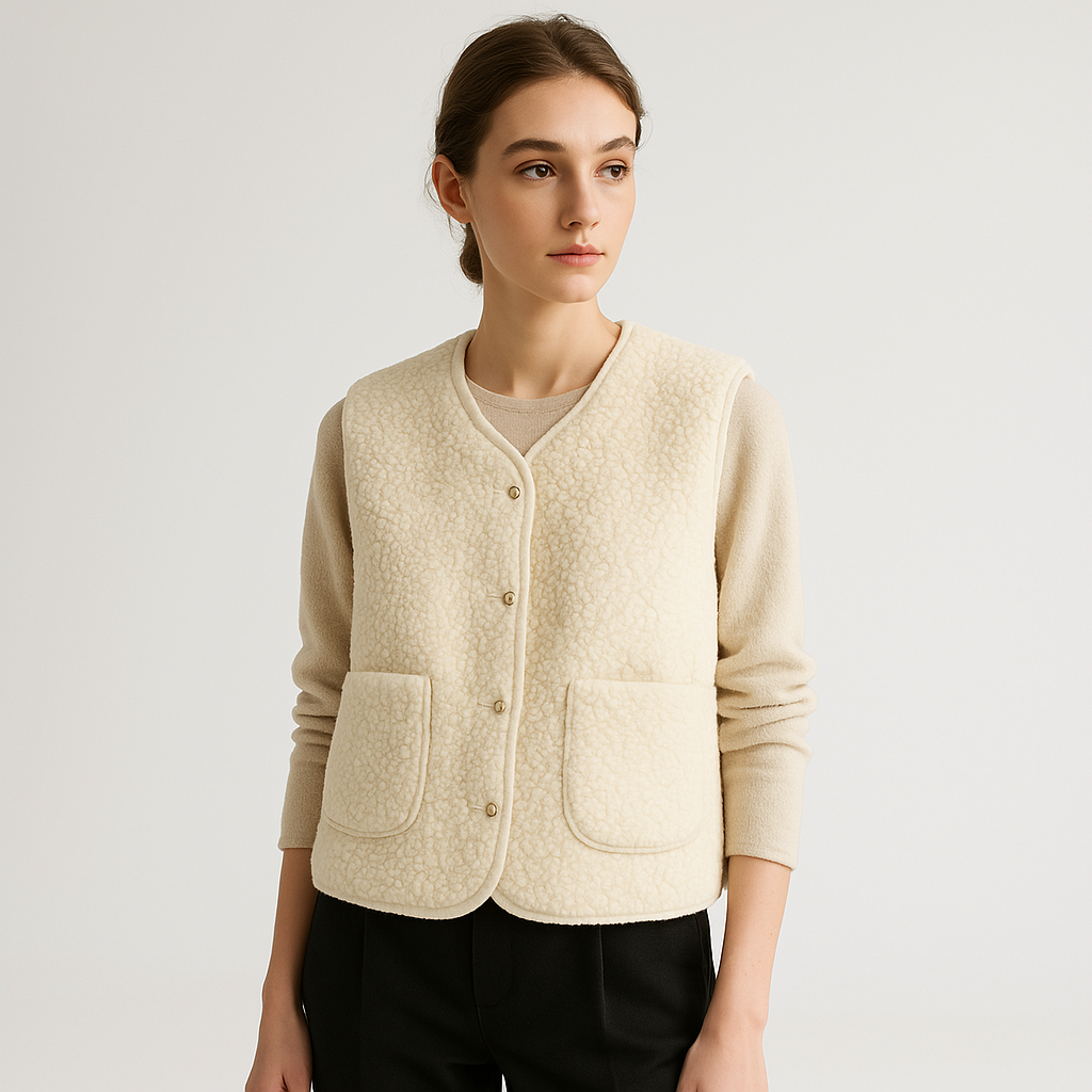 Johanna | Cozy and Modern Women's Teddy Vest