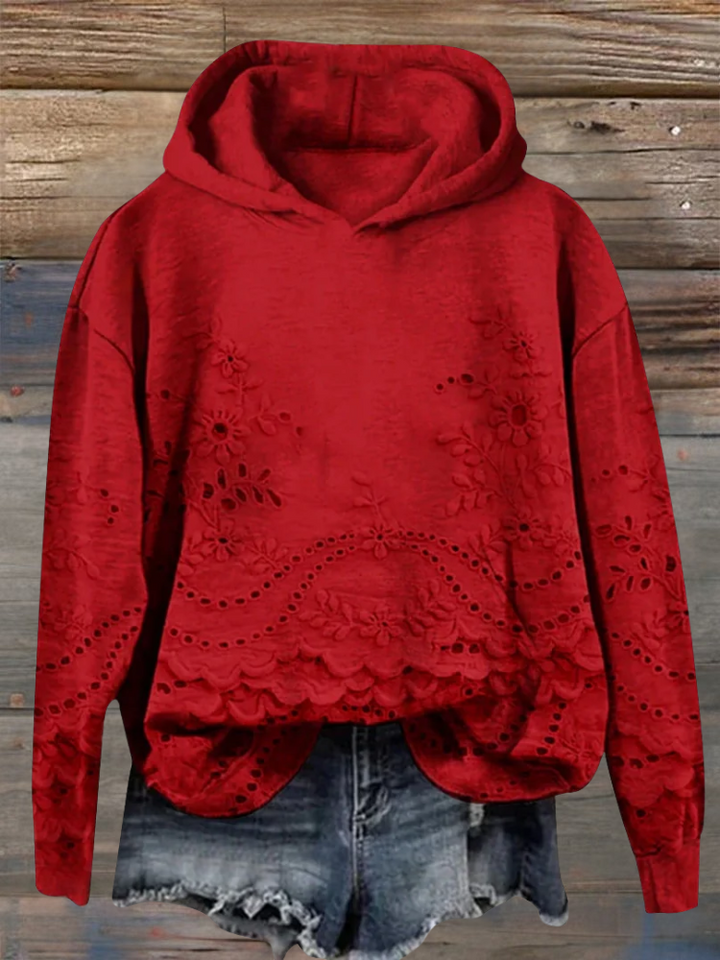 Regine | Floral Hoodie for Women – Cozy & Stylish
