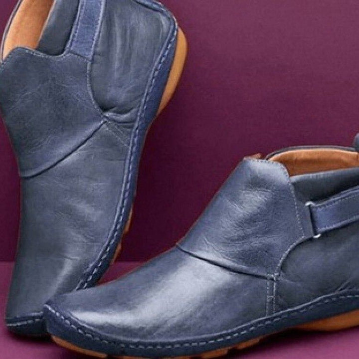 Diana | Elegant and Modern Leather Ankle Boots