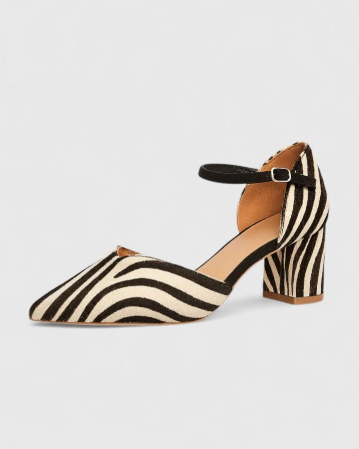 Natalie | Pointed Striped Heels – Elegantes Design für Frauen