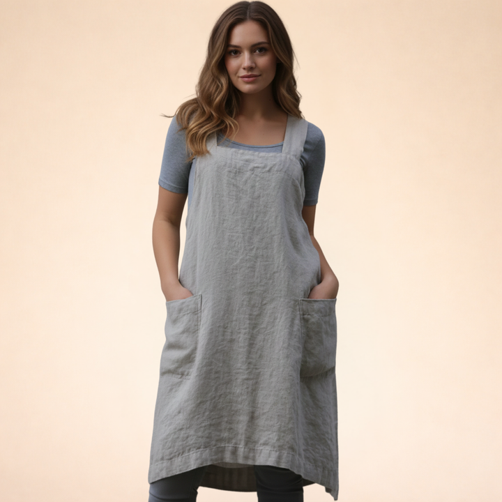 Sandra | Elegant Comfortable Apron Dress