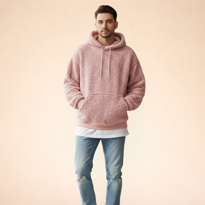 Andreas | Fluffy warm and versatile hoodie