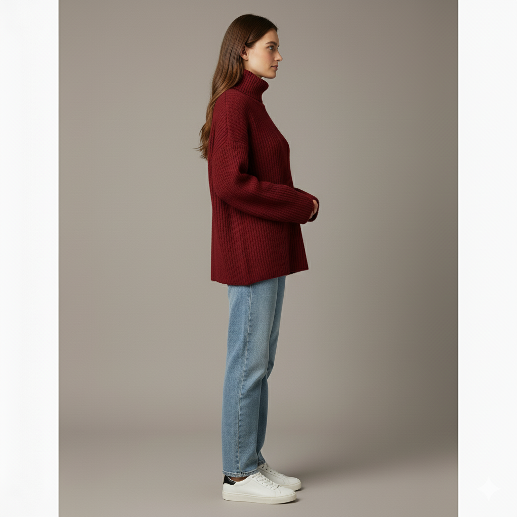 Renata | Damenpullover mit Rollkragen