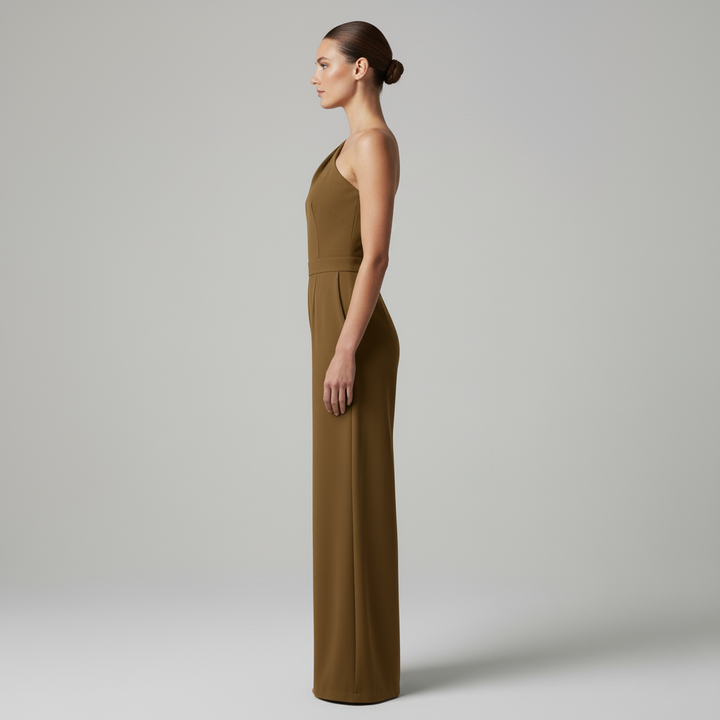Cecilia | Eleganter Ein Schulter Jumpsuit