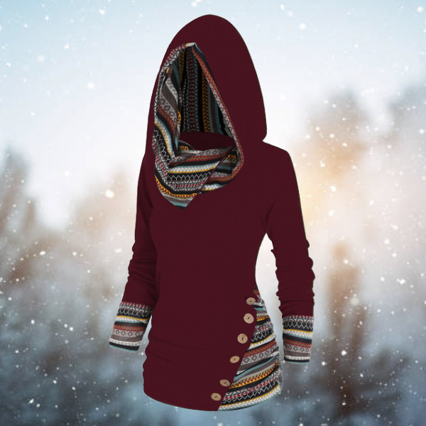 Franzi | Hoodies – Unique Tribal Pattern for Stylish Comfort