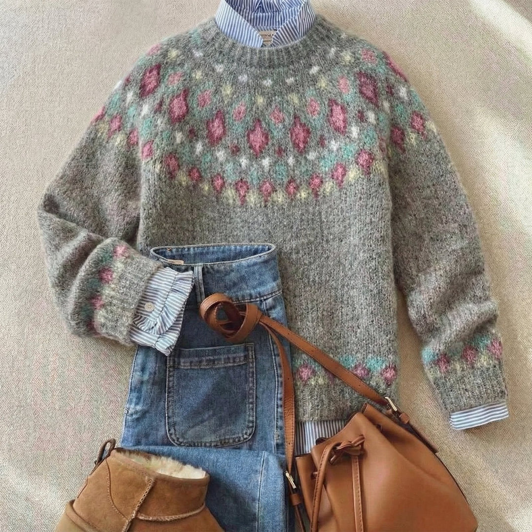 Eleanor | Nordic Heritage Knit Sweater for Women