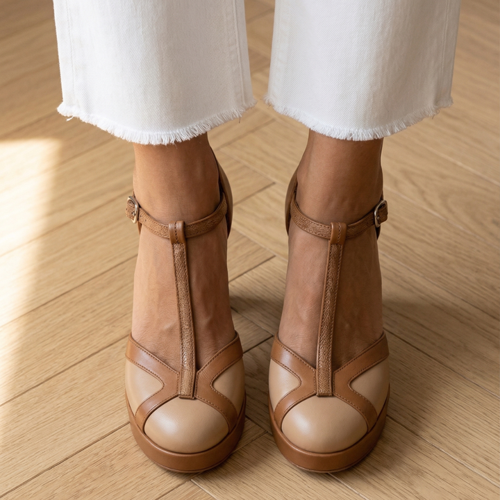 Nadia | Geschlossene Absatzschuhe – Eleganter Retro-Stil für Frauen
