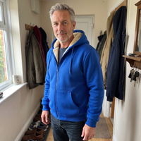 Elias | Bequem Herren Sherpa-Jacke Mit Kapuze Und Weichem Futter