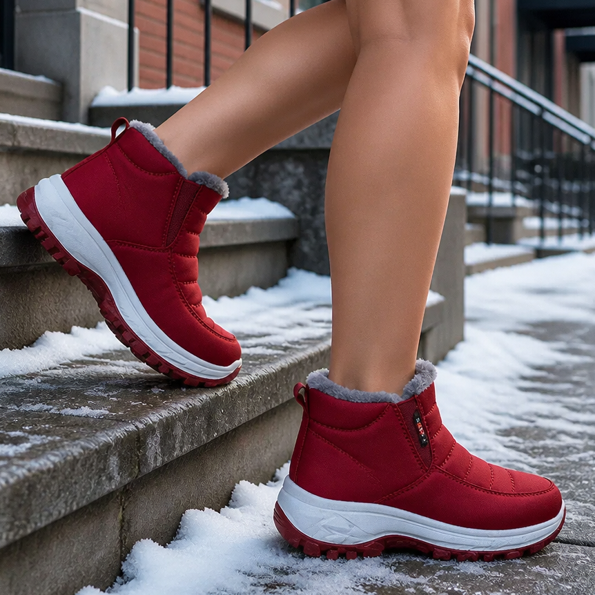 Frostella | Fur-Lined Ankle Boots – Wasserdicht und Bequem