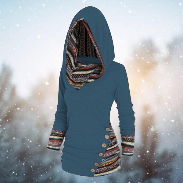 Franzi | Hoodies – Unique Tribal Pattern for Stylish Comfort