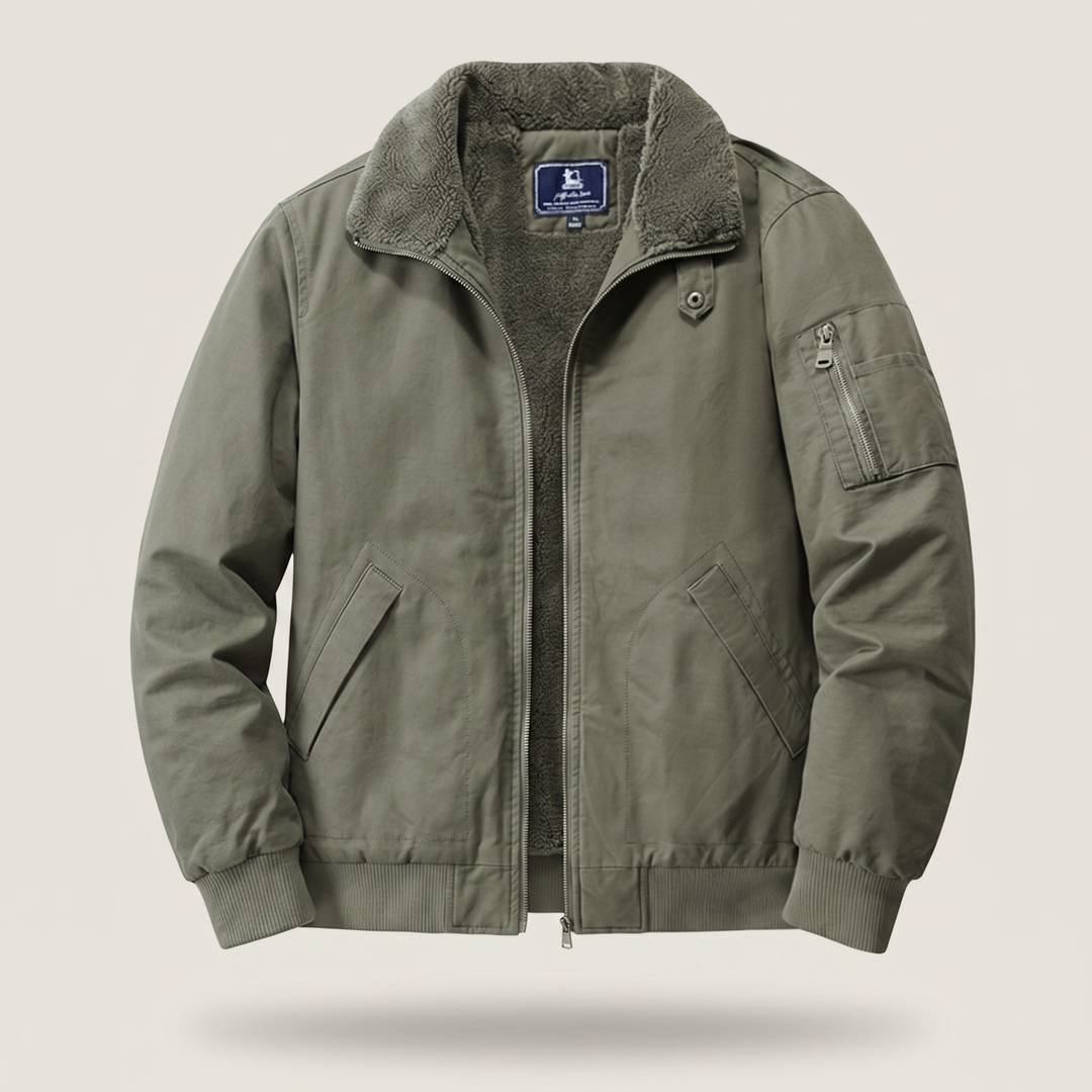Graham | Fleece Bomber Jacket – Bequeme, Moderne Passform