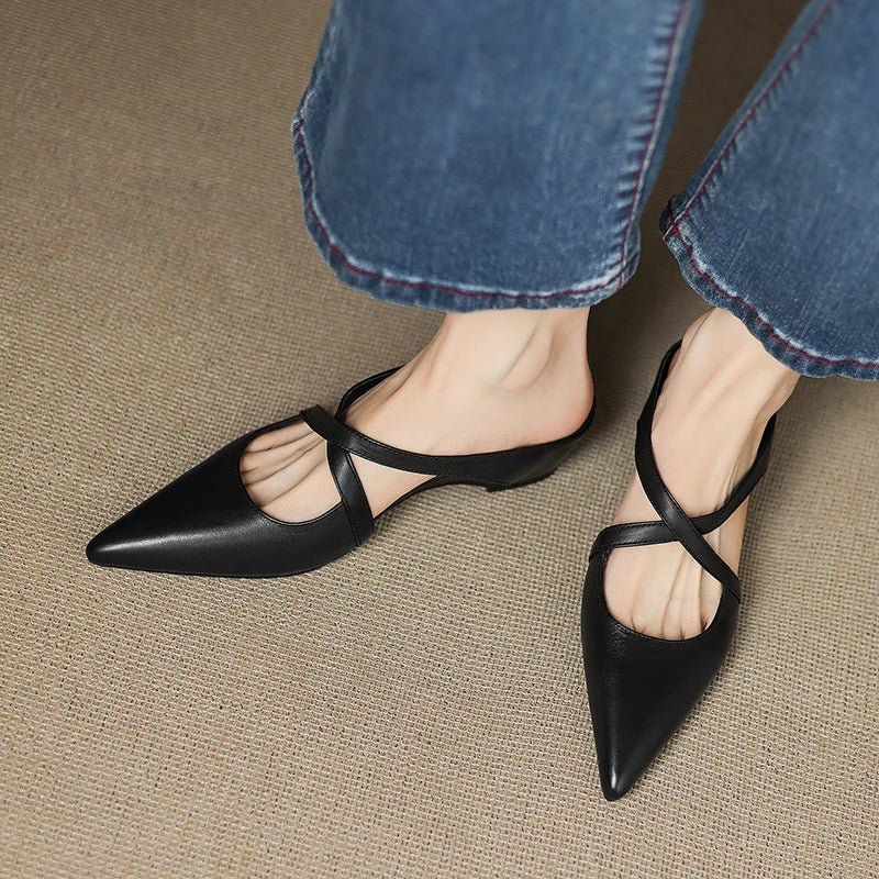 Isabella | Modern and Elegant Leather Slides