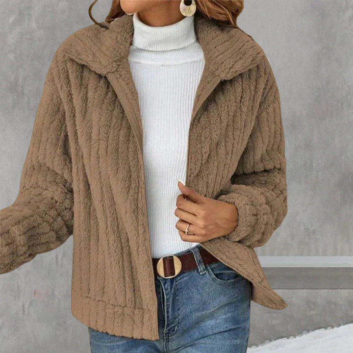 Hannah | Short, Modern Knitted Cardigan for Women
