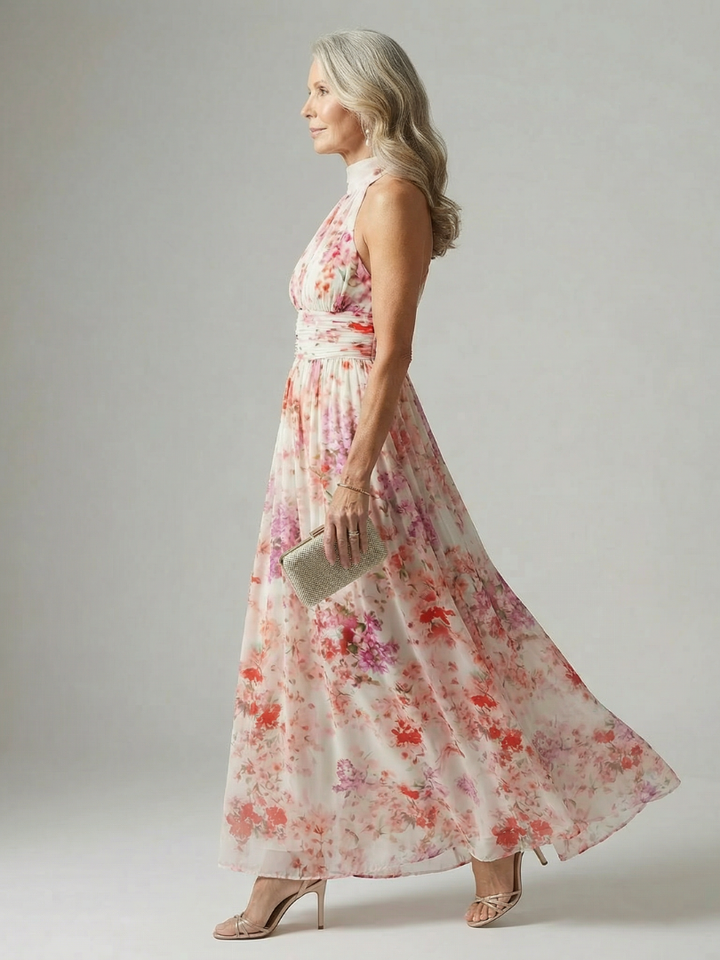 Elyon | Maxi Kleid – Luftige Blumenmuster für Damen