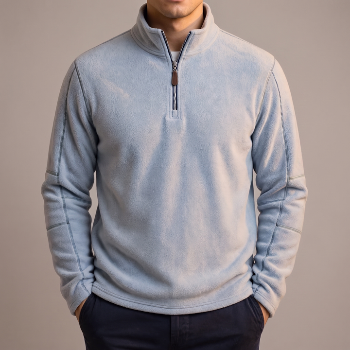 Hollingworth | Fleece Pullover – Bequemer Quarter Zip für Männer
