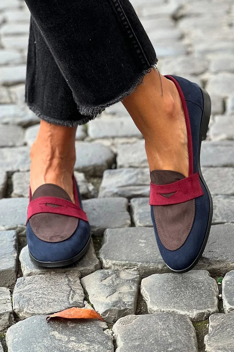 Janina | Elegant Loafers with Modern Color Contrast