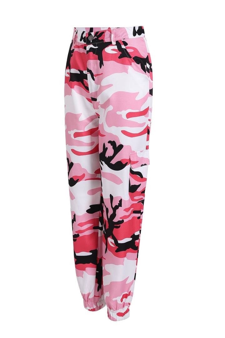 Hannah | Trendy and Comfortable Camouflage Cargo Pants