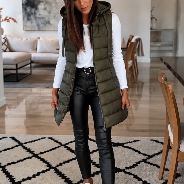 Wearbella | Longline Puffer Vest – Vielseitig für jeden Anlass