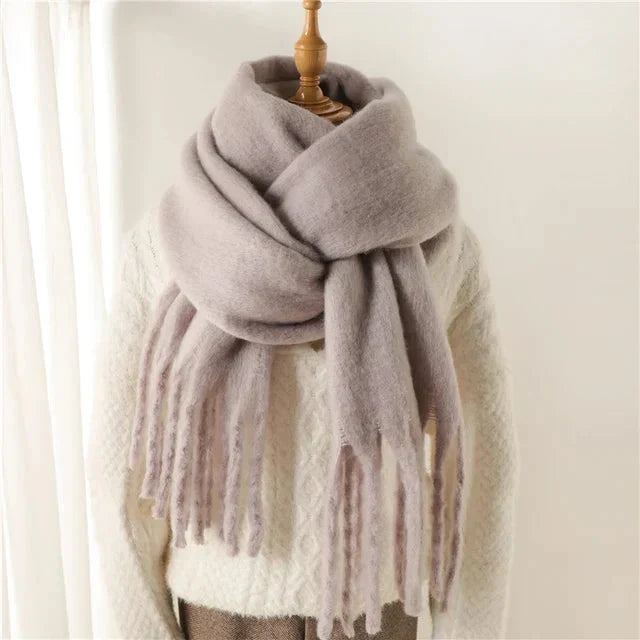 Drune | Oversized Scarf – Soft Wool Wrap for Women