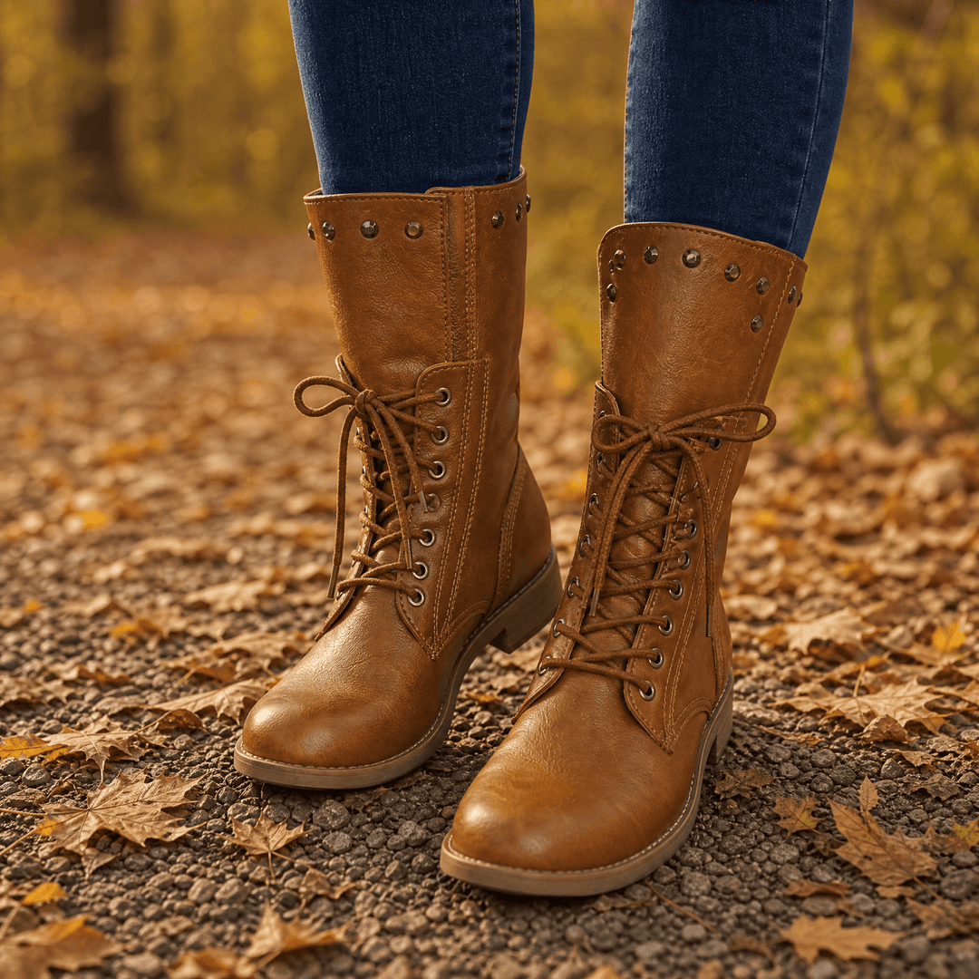 Westlyn | Ankle Boots mit Wolle – Vintage und Bequem für Frauen
