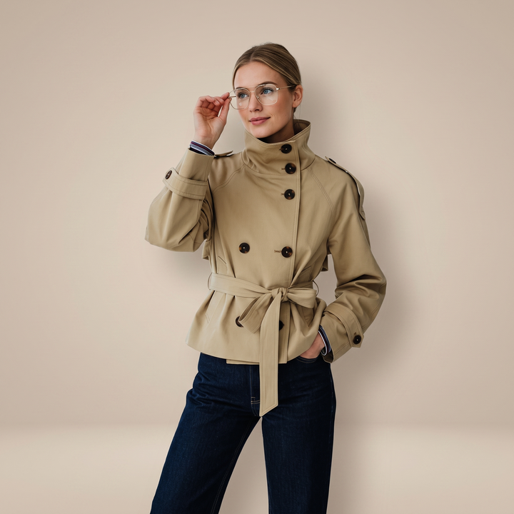 Evelyn | Trench Coat – Elegante und Vielseitige Damenmode