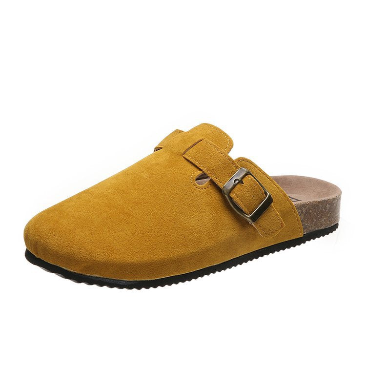 Mathilde | Elegant and Stylish Leather Buckle Mules