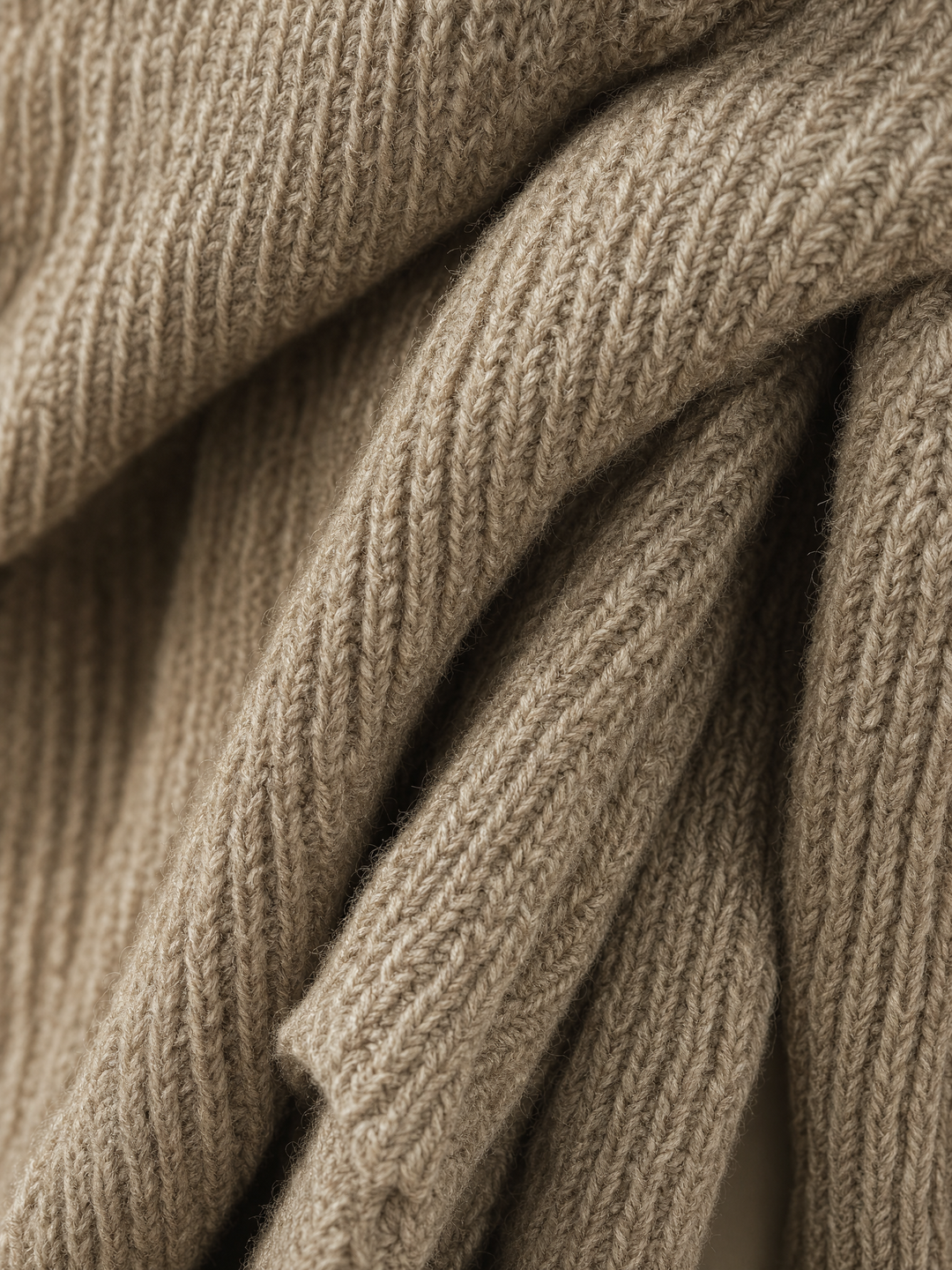 Kaya | Vintage Style Knit Mini Dress in Karamellbraun
