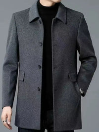 Arthur | Herren-Trenchcoat Aus Wollmischung Mit Klassischem Revers