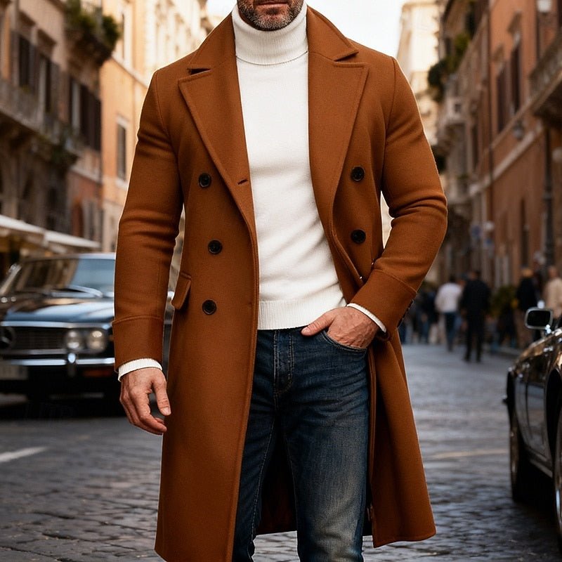 Alexander | Langer Overcoat – Zeitlos Eleganter Style