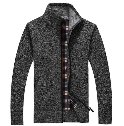 René | Winddichter Pullover mit Innenfutter