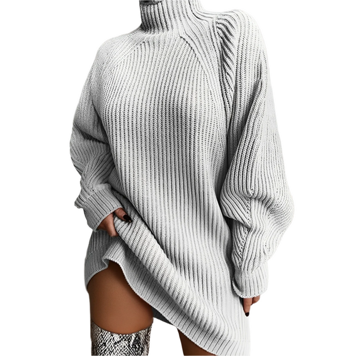 Franziska | Oversized Rollkragenpullover aus Baumwolle für Damen