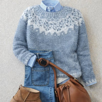 Clara | Nordic knitted sweater with a stylish Fair Isle pattern