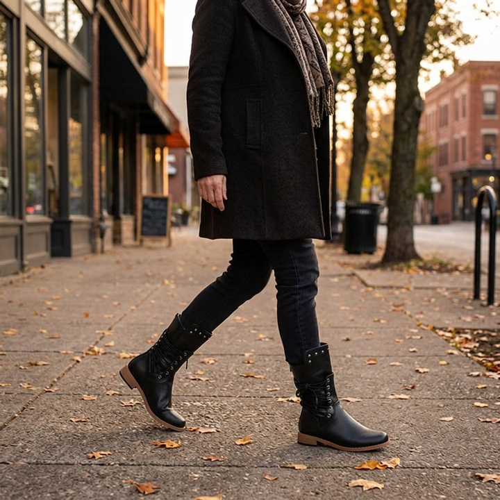 Westlyn | Ankle Boots mit Wolle – Vintage und Bequem für Frauen