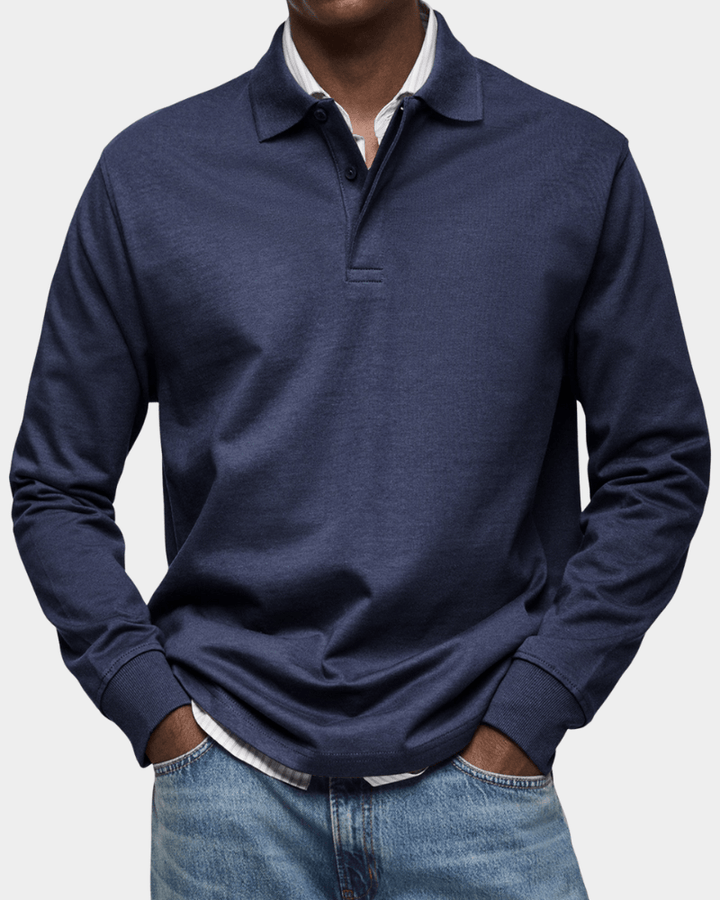 Sterling | Knit Polo – Smart Textured Style for Men