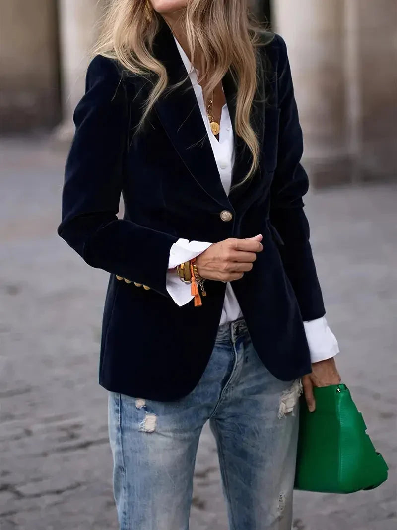 Sophie | Luxurious and Elegant Velvet Blazer