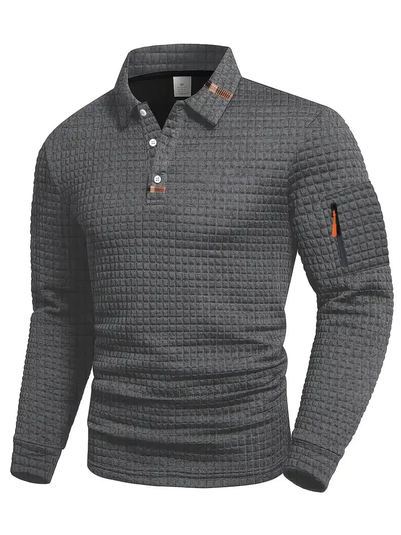 Aaron | Polohemd mit Ärmelreißverschlusstasche