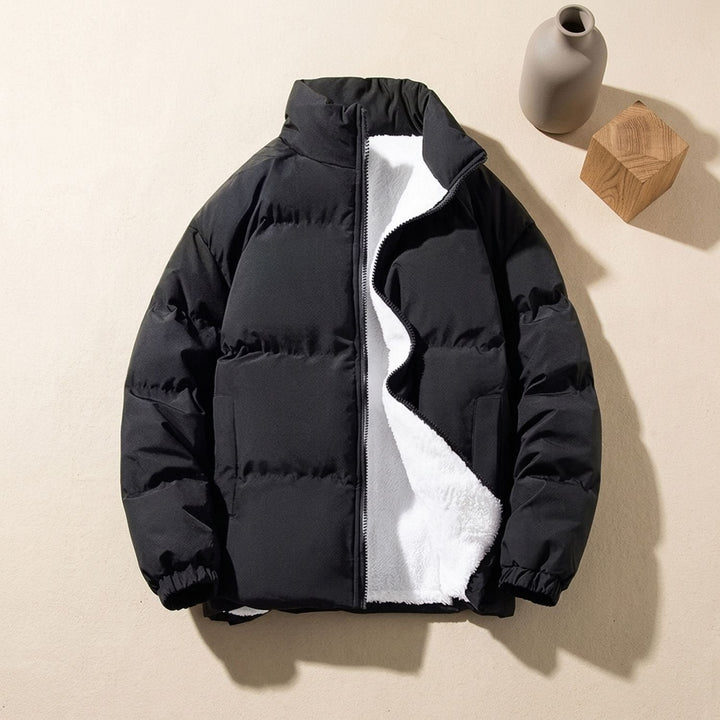 Thomas | Herren Pufferjacke mit Fleecefutter und Stehkragen