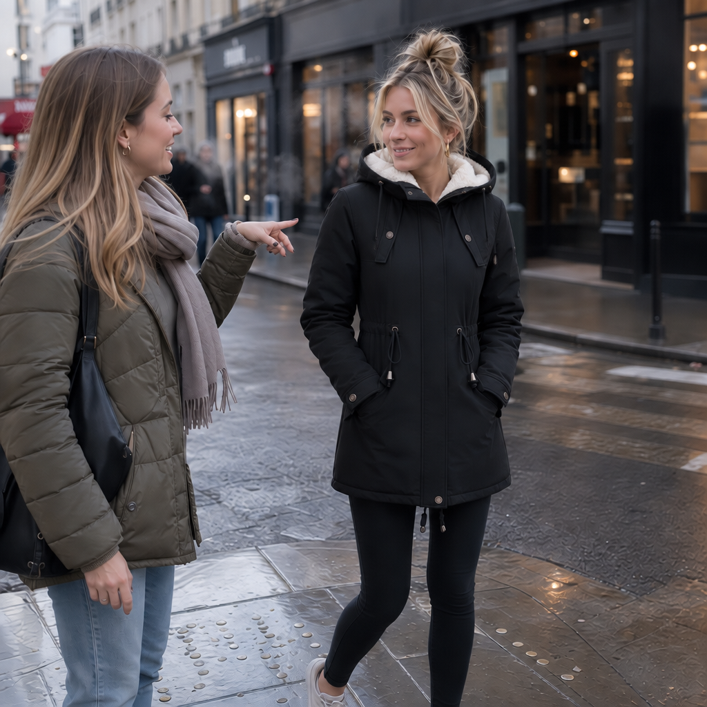 Warmbella | Padded Parka – Fleece-Lined und Tailliert für Frauen