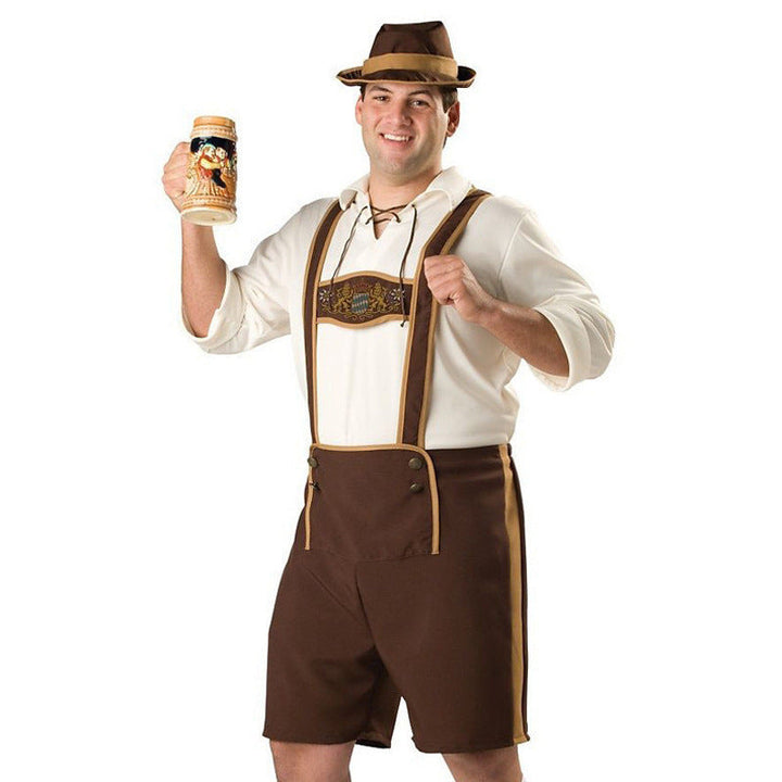 Benedikt | Oktoberfest Dress and Leather Trousers with Traditional Folk Costume Style