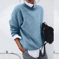 Theresa | Flauschiger Teddy-Strickpullover Für Damen
