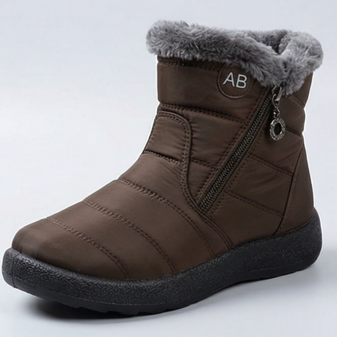 Frostiva | Winter Ankle Boots – Warm and Lightweight with Faux Fur