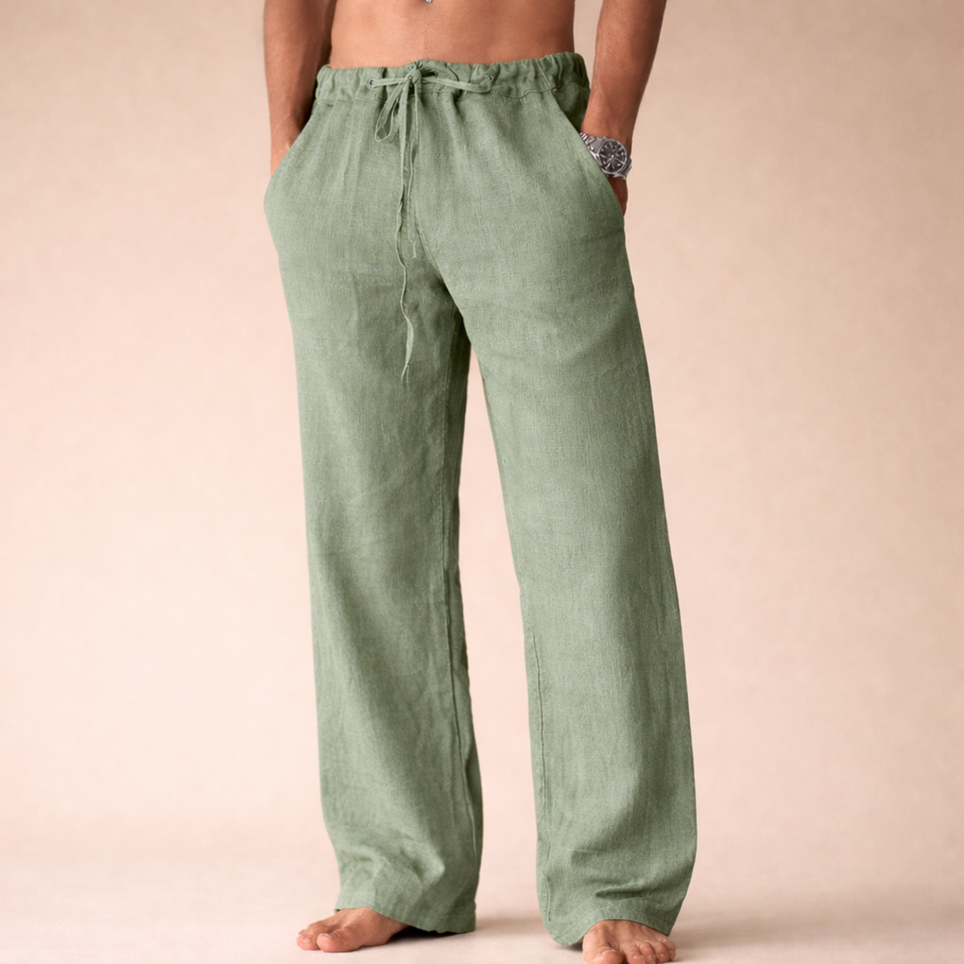 Phillipp |  Lässige atmungsaktive Leinenhose