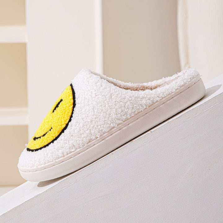 Carlo | Unisex-Hausschuhe – Komfortable Smiley-Design Slipper