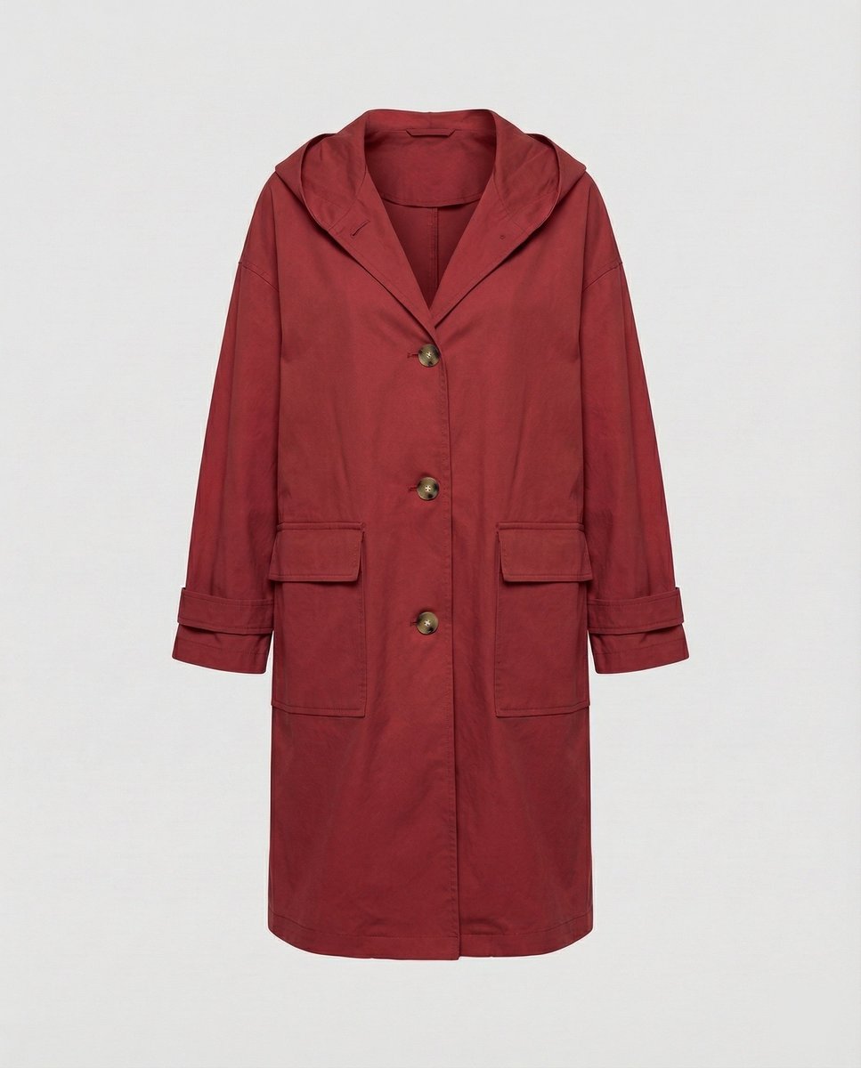Charlie | Stylish Waterproof Hooded Trench Coat for All Weather Conditions