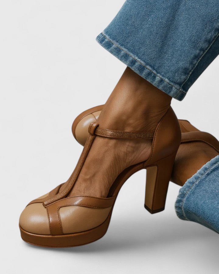Nadia | Geschlossene Absatzschuhe – Eleganter Retro-Stil für Frauen